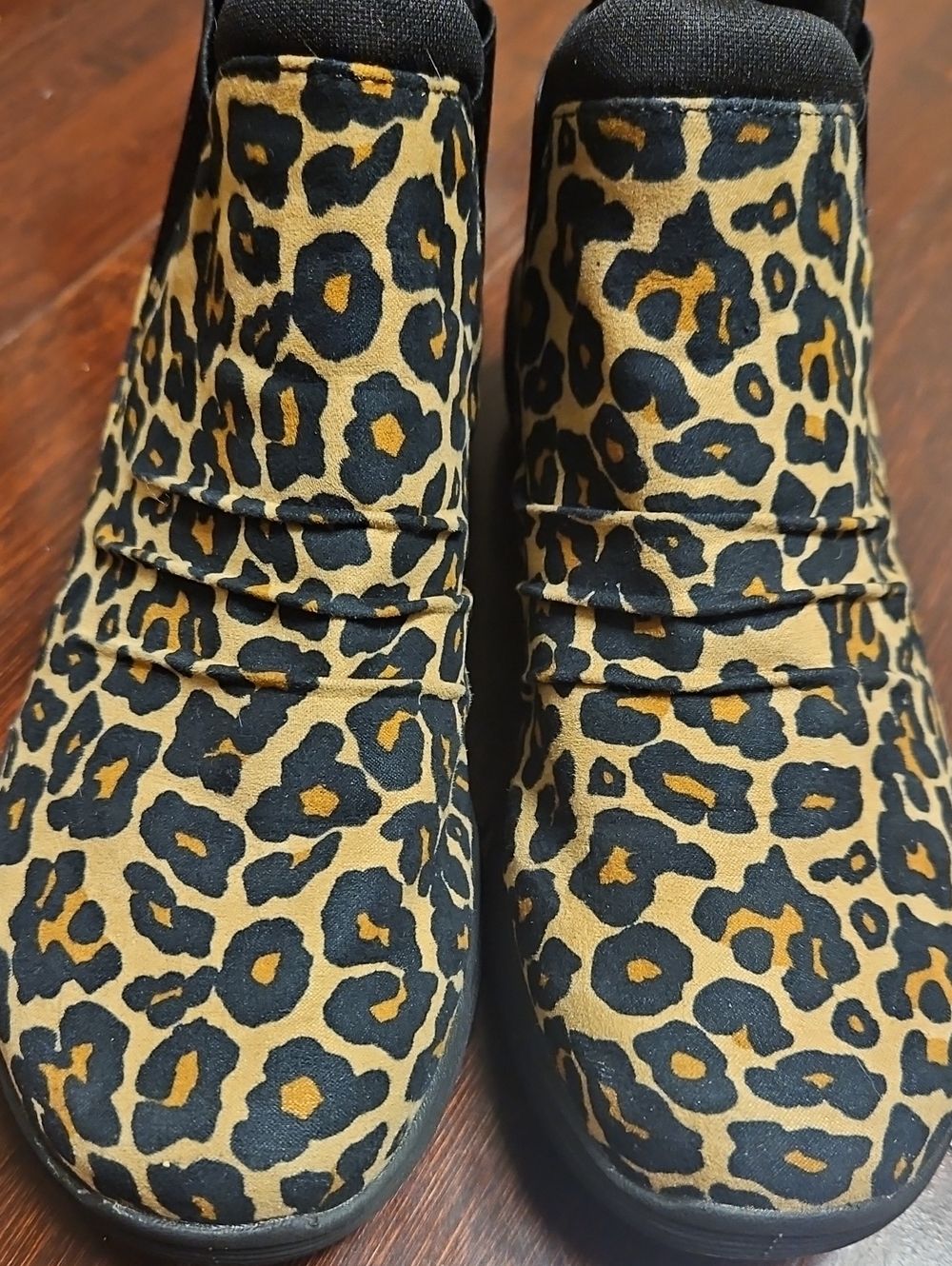 Ryka Niah Leopard Print Slip On Sneaker Boots Women's Size 6.5M